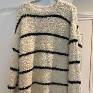 Brunello Cucinelli fuzzy striped sweater